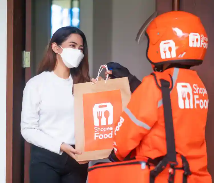 food delivery online with shopee