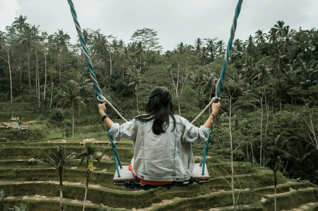 women find the best visit bali swings