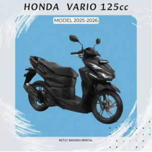 new motorbike rent honda vario model 2025 by ketut bagong rental