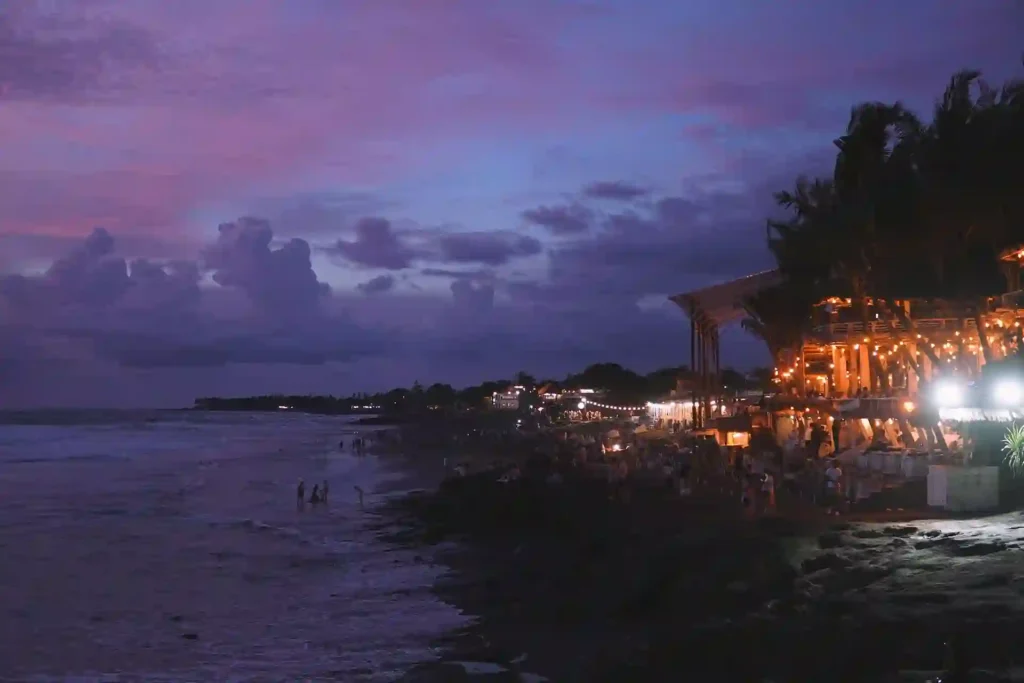 sunset at la brisa canggu bali