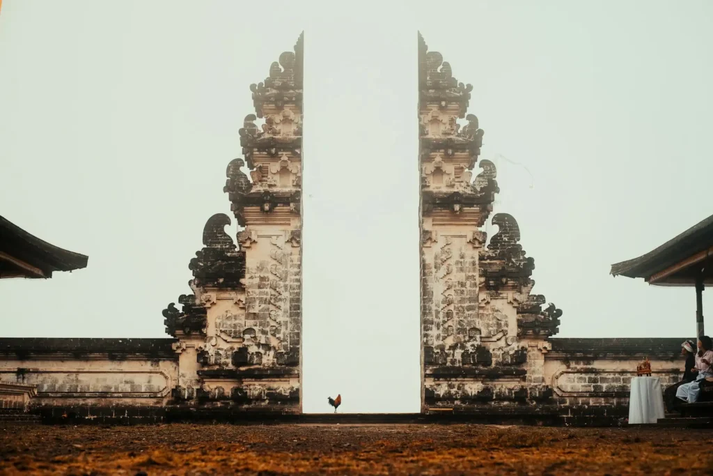 get the best time visit gates of haven in bali